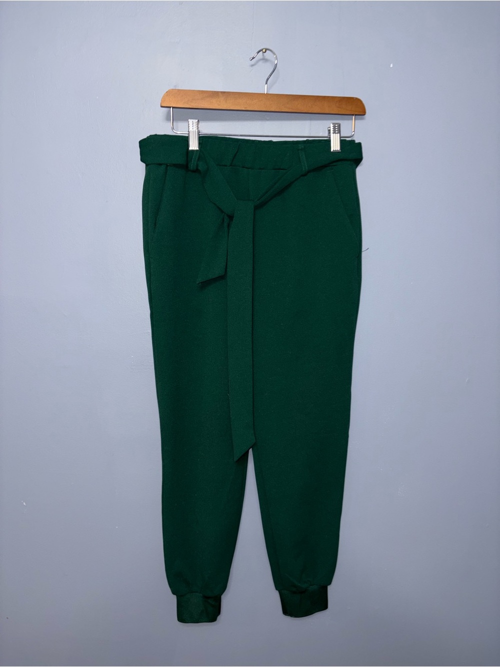 Rachel Zoe | Green Belted Joggers | Size Small